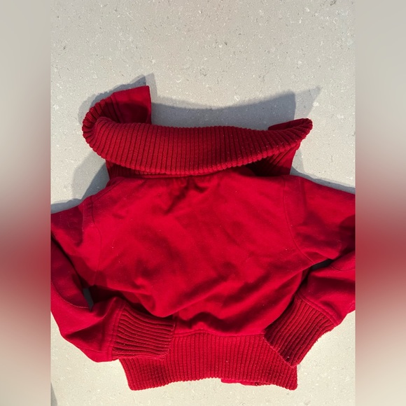 Red Button Up Jacket - Picture 4 of 5